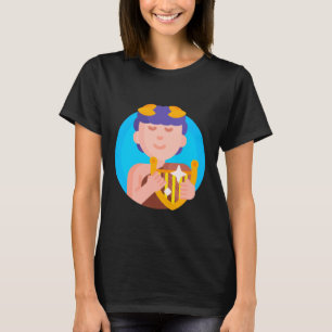 Orpheus Vintage Griekse Mythologie Musicus Profeet T-shirt