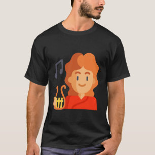 Orpheus Vintage Griekse Mythologie Muzikant Profee T-shirt