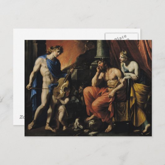 Orpheus voor Pluto en Persephone Briefkaart (Voorkant / Achterkant)