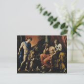 Orpheus voor Pluto en Persephone Briefkaart (Staand voorkant)