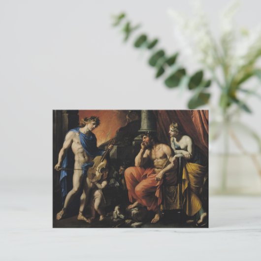 Orpheus voor Pluto en Persephone Briefkaart (Staand voorkant)