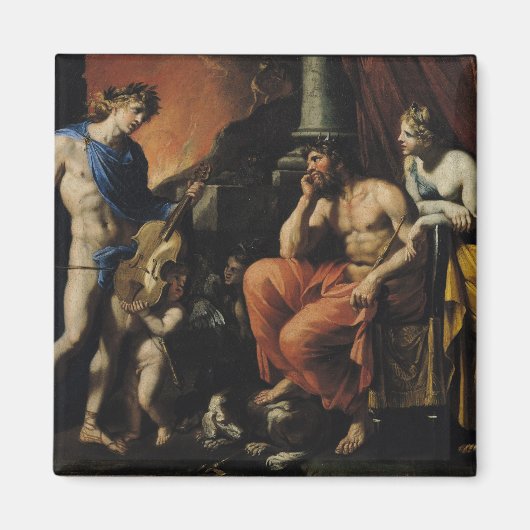 Orpheus voor Pluto en Persephone Magneet (Voorkant)