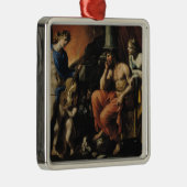 Orpheus voor Pluto en Persephone Metalen Ornament (Rechts)