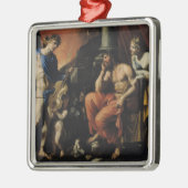 Orpheus voor Pluto en Persephone Metalen Ornament (Links)