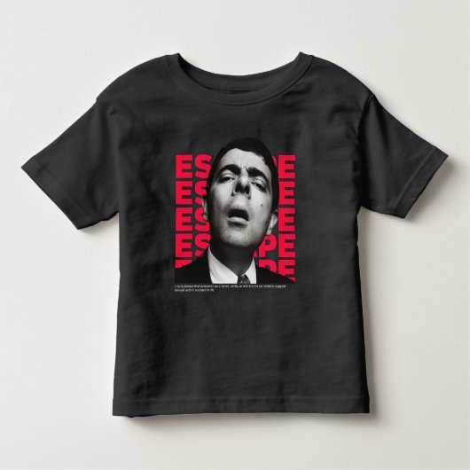 Orphic Mr Bean Escape Design Kinder Shirts (Voorkant)