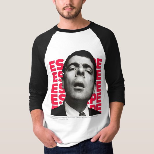 Orphic Mr Bean Escape Design T-shirt (Voorkant)