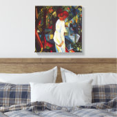  Orphisme, een paar in de Bossen door Macke Canvas Afdruk (Insitu (Slaapkamer))