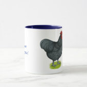 Orpington:  Blauwhaar Mok (Midden)