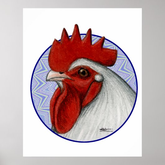 Orpington Head Circle Poster (Voorkant)