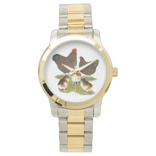 Orpington Jubilee Chicken Family Horloge