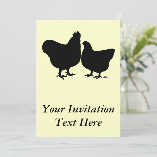 Orpington Silhouette Kaart (Staand voorkant)