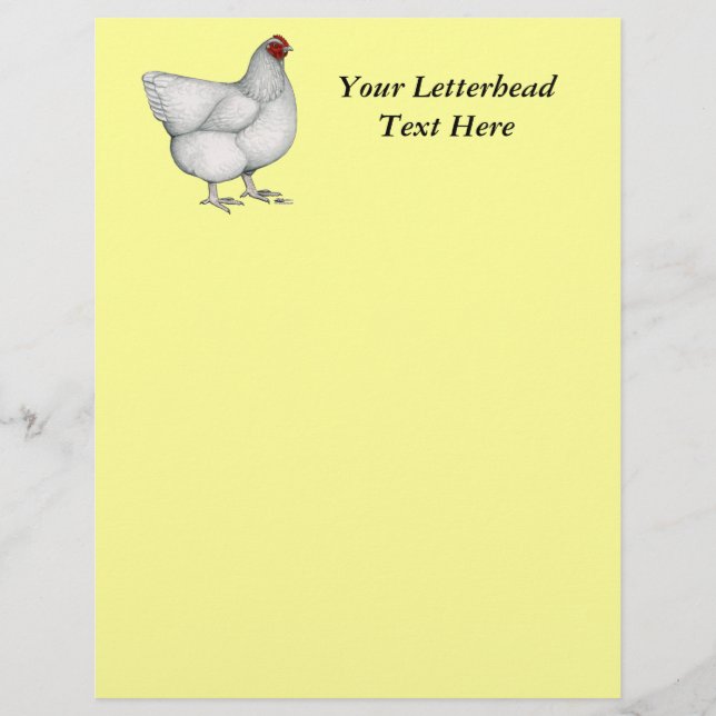 Orpington White Hen (Voorkant)