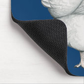 Orpington White Hen Muismat (Hoek)