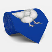 Orpington White Hen Stropdas (Opgerold)