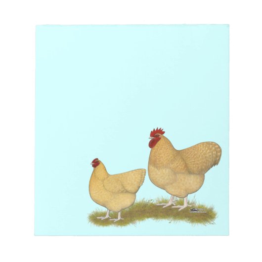 Orpingtons Lemon Cuckoo Notitieblok (Voorkant)