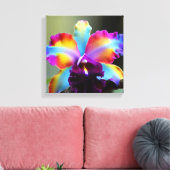  Orquideas colorida Canvas Afdruk (Insitu (Woonkamer))