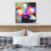  Orquideas colorida Canvas Afdruk (Insitu (Slaapkamer))