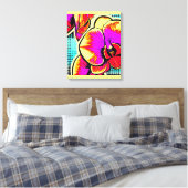 ORQUÍDEAS EM POP-ART - impressão em tela Canvas Afdruk (Insitu (Slaapkamer))