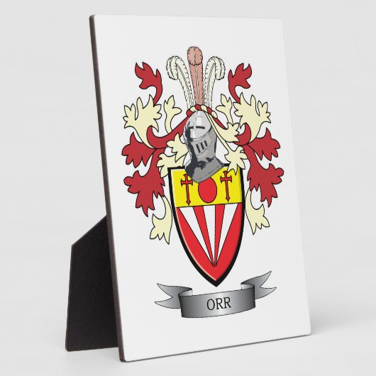 Orr gezinscrest fotoplaat (Zijkant)