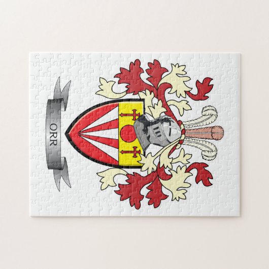 Orr gezinscrest legpuzzel (Horizontaal)