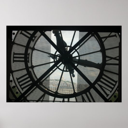 Orsay Clock Paris Poster (Voorkant)