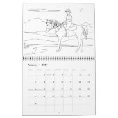 ORSES COLORING BOOK Calendar 2011 Kalender (Feb 2027)