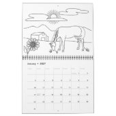 ORSES COLORING BOOK Calendar 2011 Kalender (Jan 2027)