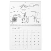 ORSES COLORING BOOK Calendar 2012 Kalender (Jan 2027)