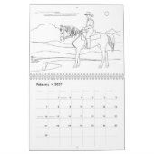 ORSES COLORING BOOK Calendar 2012 Kalender (Feb 2027)