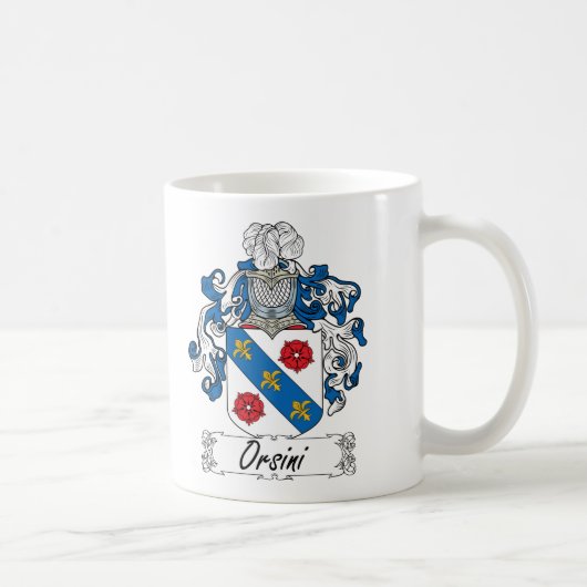 Orsini Family Crest Koffiemok (Rechts)