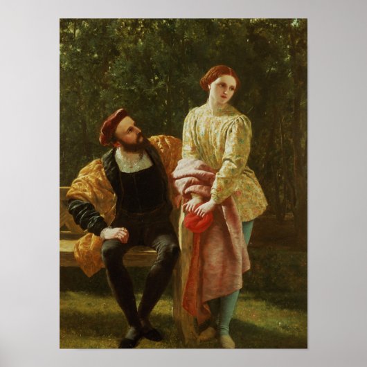 Orsino en Viola Poster (Voorkant)