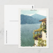 Orta-meer van Orta San Giulio Briefkaart (Voorkant / Achterkant)