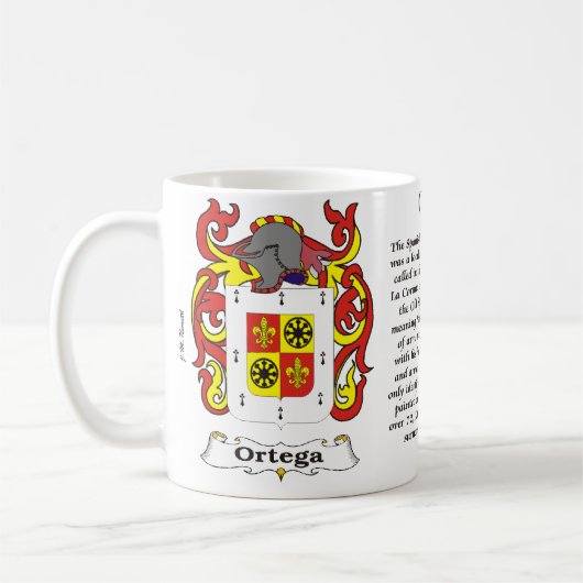 Ortega Family Coat of Arms mok (Links)