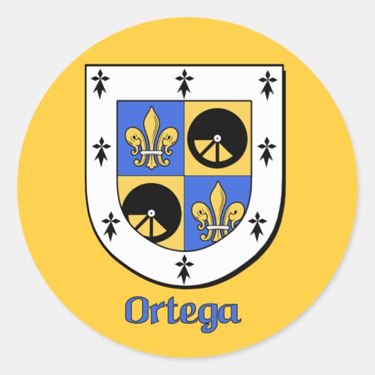 Ortega Family Shield Stickers (Voorkant)