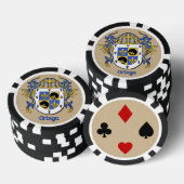 Ortega Heraldic Arms Pokerchips (Opstapeling)