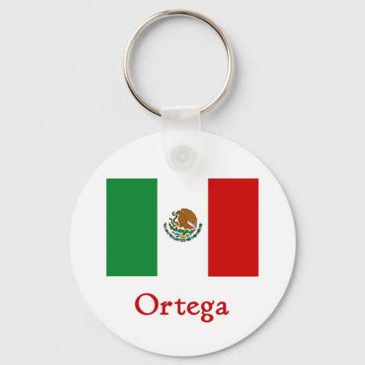 Ortega Mexican Flag Sleutelhanger (Voorkant)