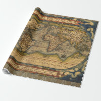 Ortelius 1570 Wereldkaart: Antieke Cartografie