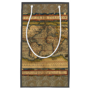 Ortelius 1570 Wereldkaart: Antieke Cartografie Klein Cadeauzakje