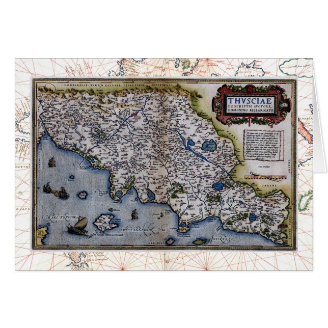 Ortelius' Thvsciae (Voorkant Horizontaal)