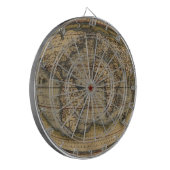 Ortelius Wereldkaart Dartboard Dartbord (Voorkant Links)
