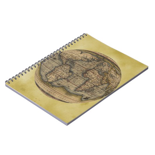 Ortelius wereldkaart notitieboek (Linkerzijde)