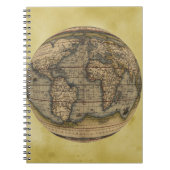 Ortelius wereldkaart notitieboek (Voorkant)