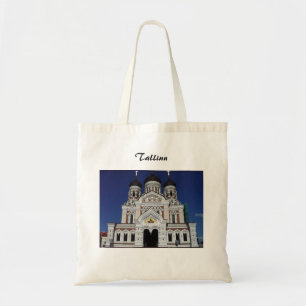 Orthdox kerk in Tallinn canvas tas