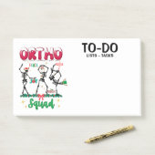 Ortho Christmas Squad Ortho Orthopedische Medewerk Post-it® Notes (Op bureau)