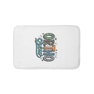 Ortho Crew Vintage Tandheelkundig Team Vectorontwe Badmat