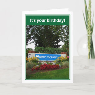 Ortho Docs Dental Funny Jewish Birthday Card Kaart