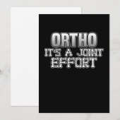 Ortho Joint Inforation Doctor in de neurologie Sur Bedankkaart (Voorkant / Achterkant)