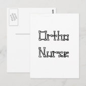Ortho Nurse Briefkaart (Voorkant / Achterkant)