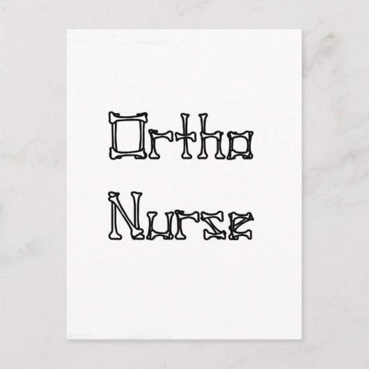 Ortho Nurse Briefkaart (Voorkant)