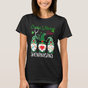 Ortho Nurse Love Shenanigans Funny Neurse St Patri T-shirt